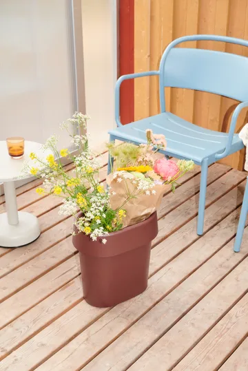 Linear Steel ラウンジアームチェア - Pale blue - Muuto | ムート