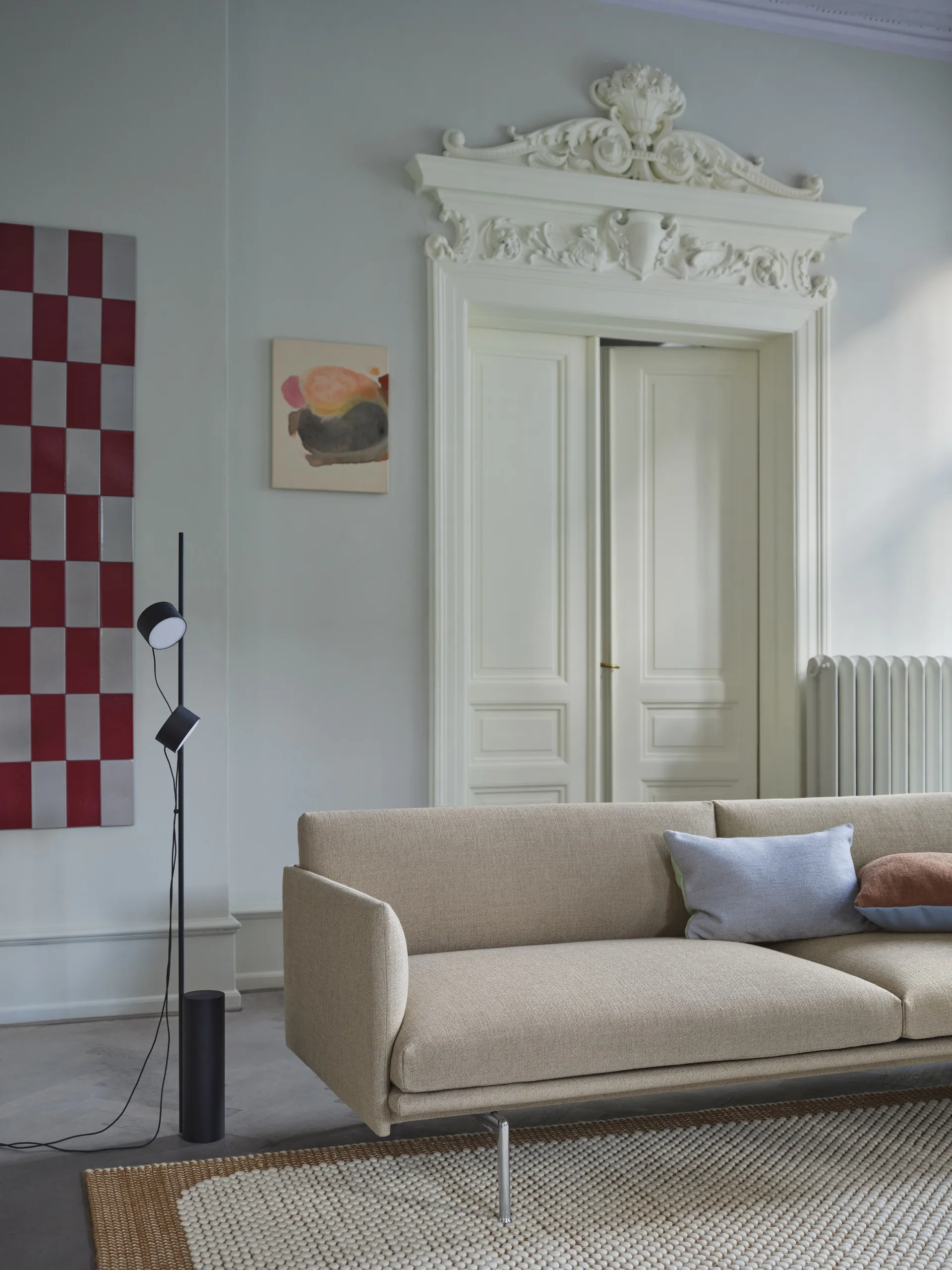 Mingle クッション 35x55 cm, Copper Brown-Light Blue Muuto | ムート