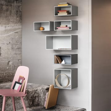 Mini stacked 2.0 収納 system 収納棚 large - light grey - Muuto | ムート