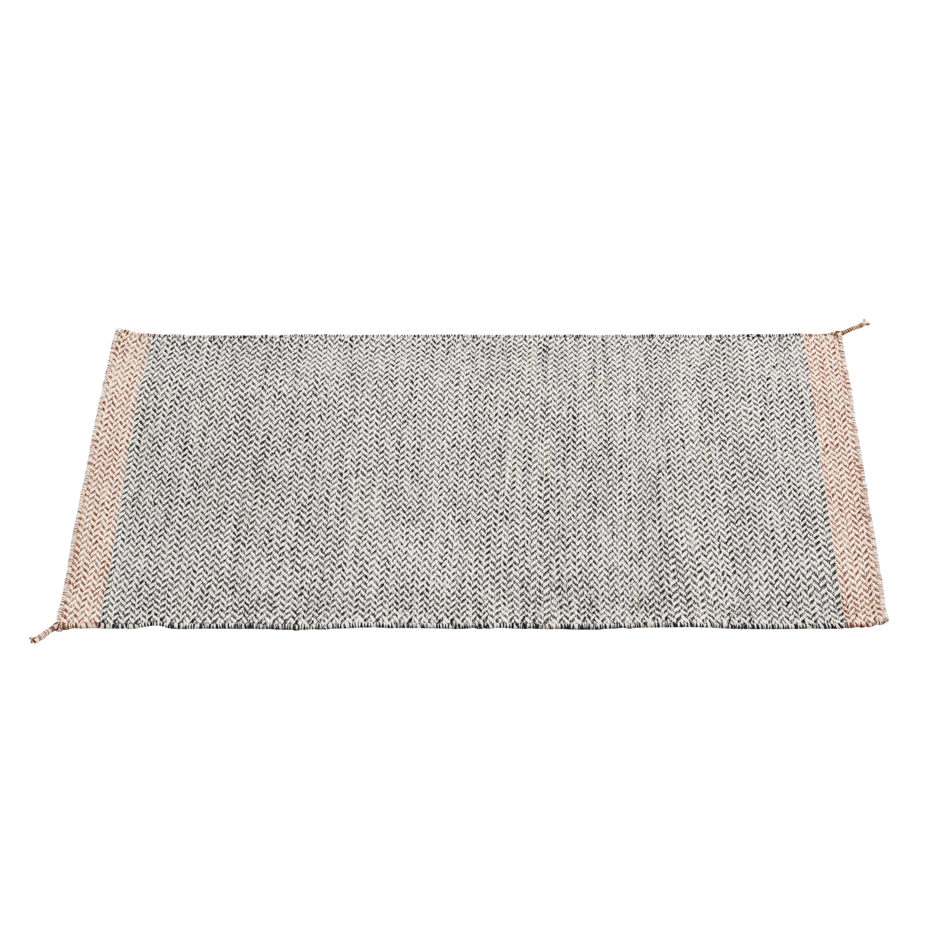 Ply ウールラグ 85x140 cm, black-white Muuto | ムート