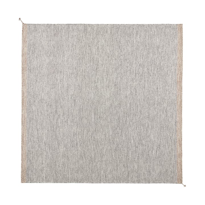 Ply wool rug 240x240 cm, Black-white Muuto | ムート