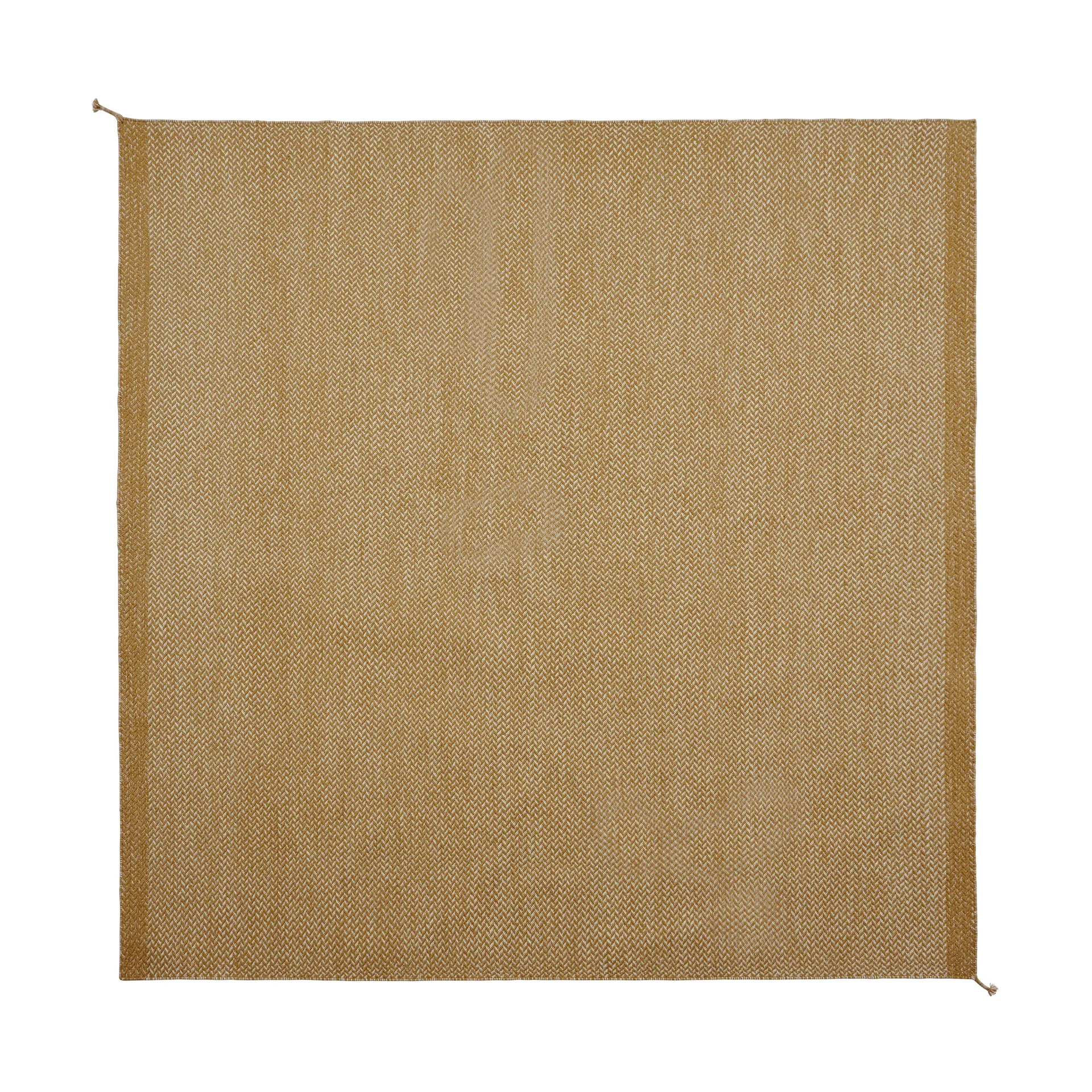 Ply wool rug 240x240 cm, Burnt orange Muuto | ムート