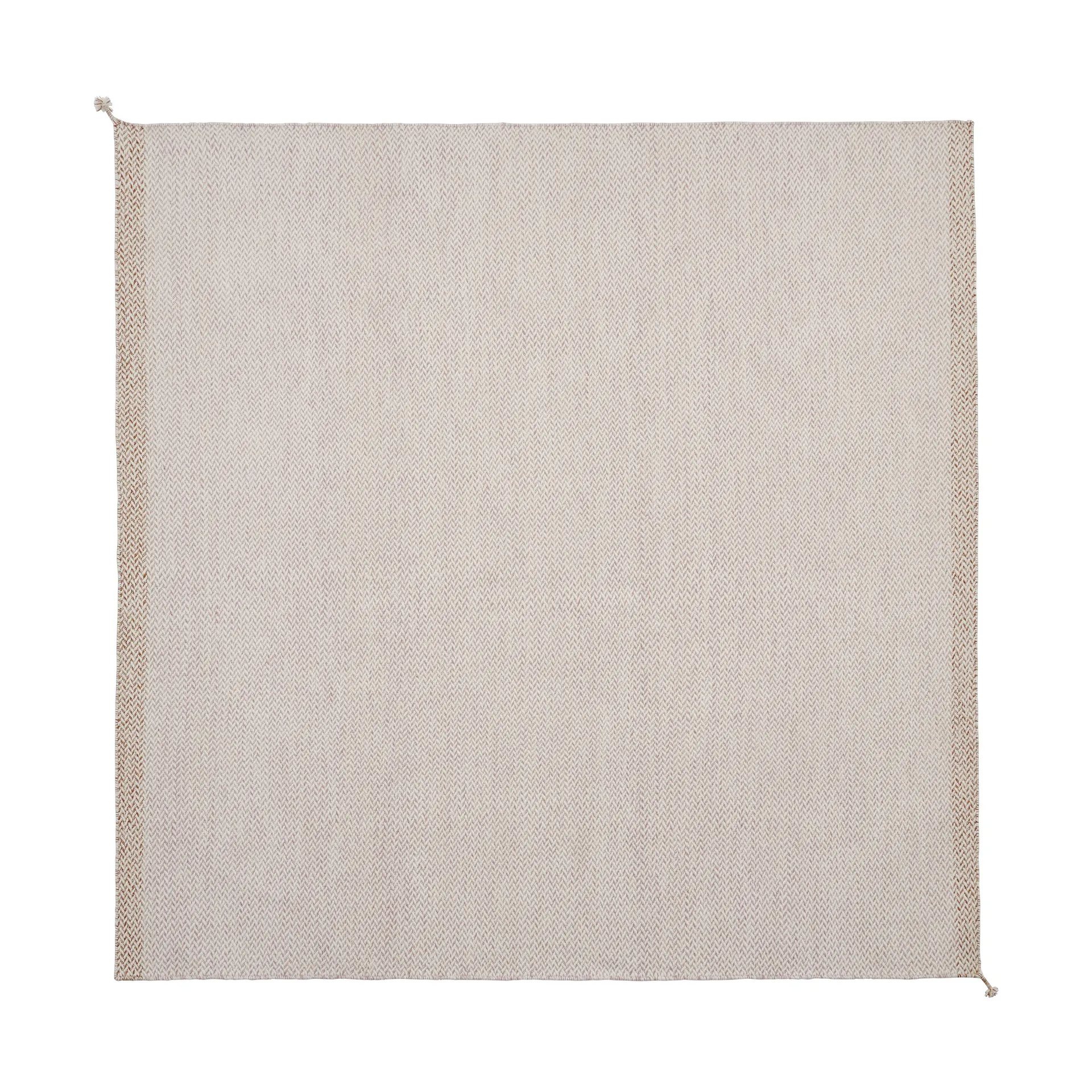 Ply wool rug 240x240 cm, Light Pink Muuto | ムート