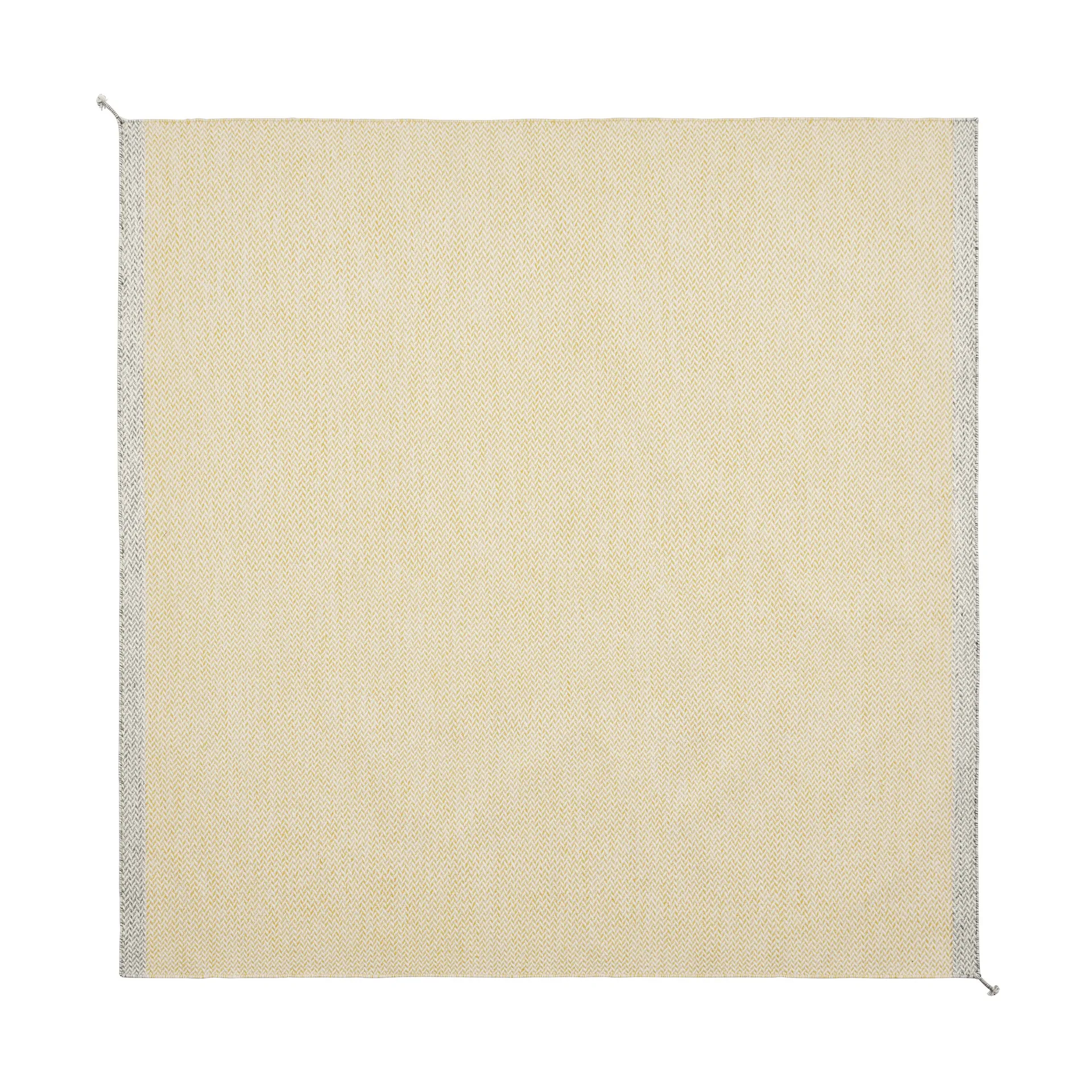 Ply wool rug 240x240 cm, Yellow Muuto | ムート