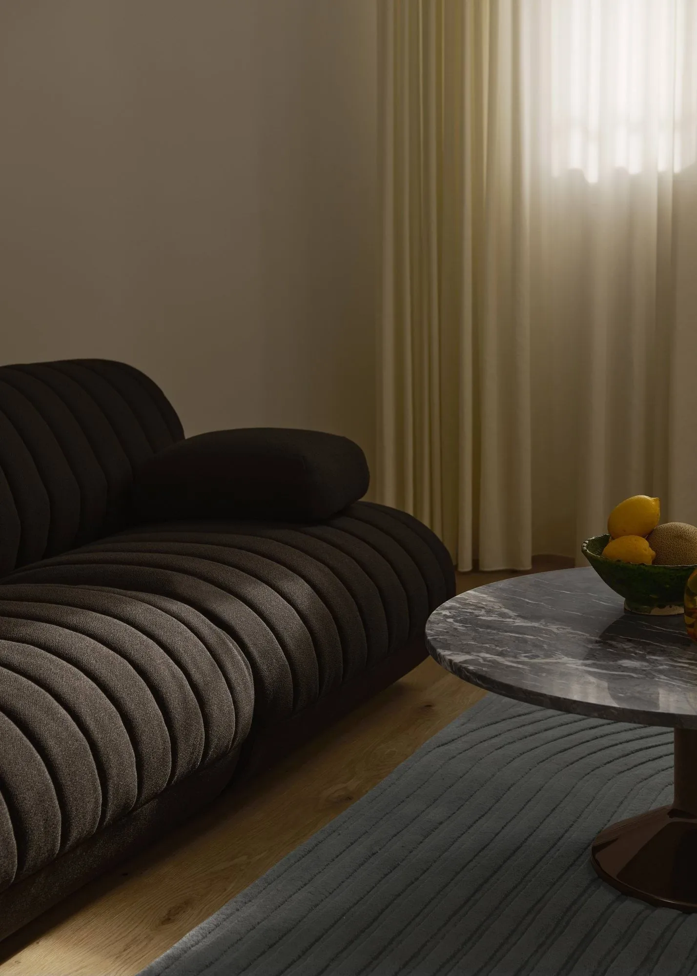Relevo Rug Quattro ウールラグ, Dark green, 170x240 cm Muuto | ムート