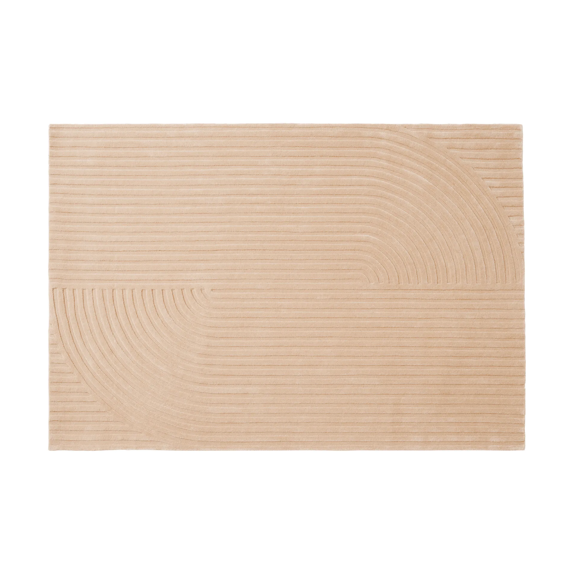 Relevo Rug Quattro ウールラグ, Light rose, 170x240 cm Muuto | ムート