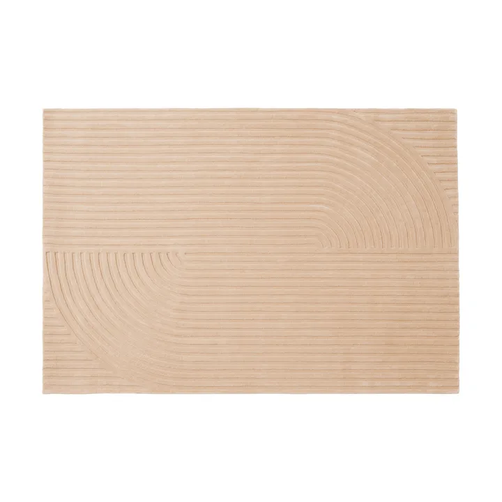 Relevo Rug Quattro ウールラグ - Light rose, 170x240 cm - Muuto | ムート