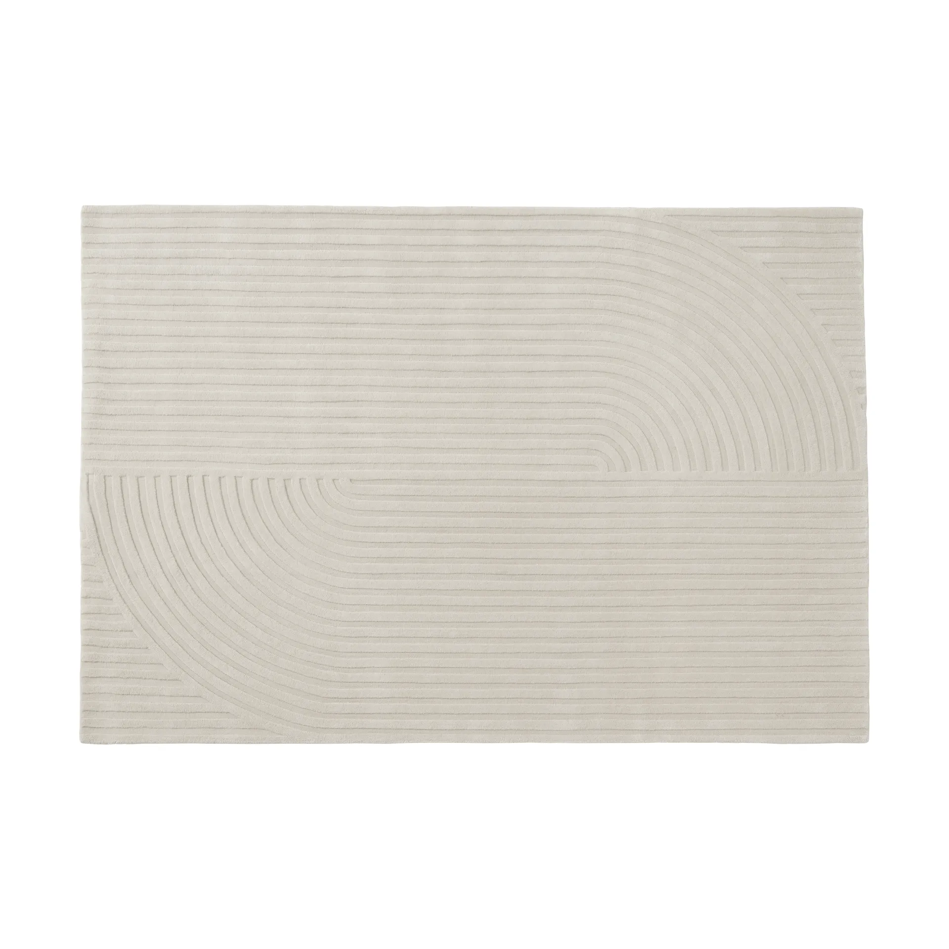 Relevo Rug Quattro ウールラグ, Off white, 170x240 cm Muuto | ムート