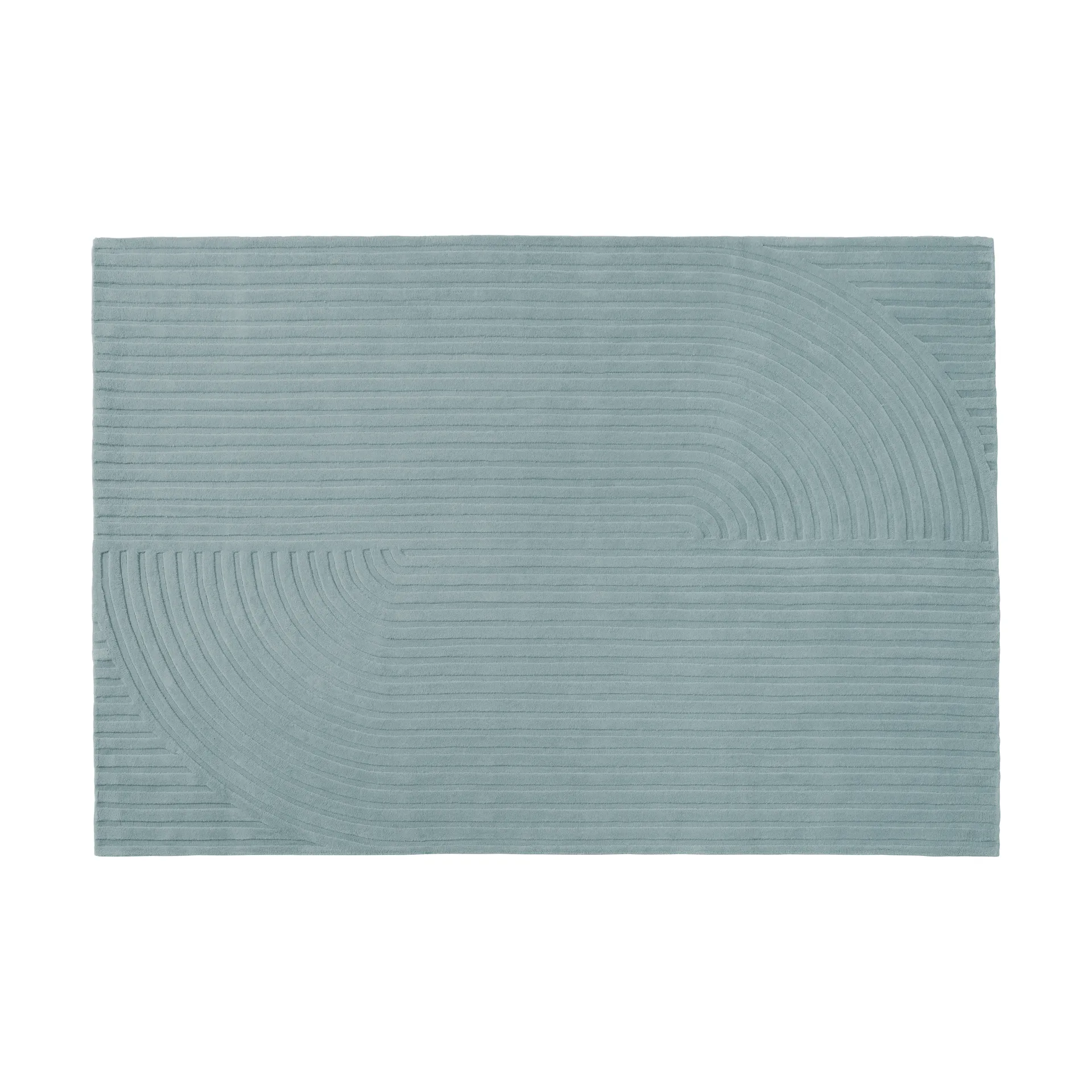 Relevo Rug Quattro ウールラグ, Sage green, 170x240 cm Muuto | ムート