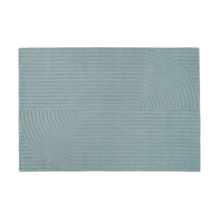 Relevo Rug Quattro ウールラグ - Sage green, 170x240 cm - Muuto | ムート