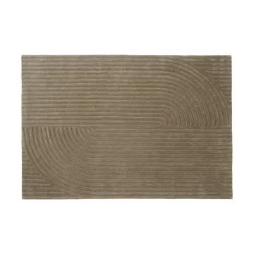 Relevo Rug Quattro ウールラグ - Taupe, 170x240 cm - Muuto | ムート