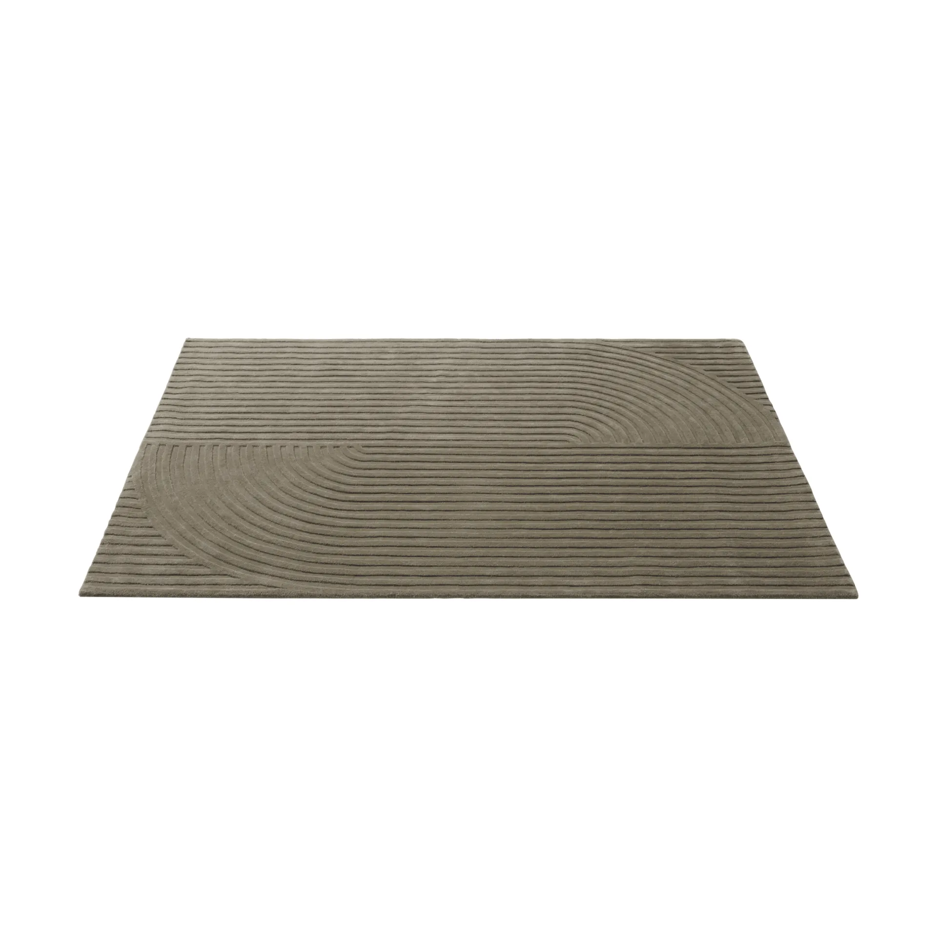 Relevo Rug Quattro ウールラグ, Taupe, 170x240 cm Muuto | ムート
