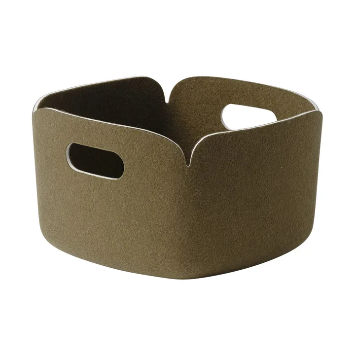 Restore ストレージバスケット 28x28 cm - Brown green - Muuto | ムート