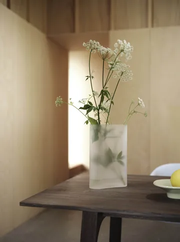 Ridge 花瓶 フロストガラス 16,5 cm - Light orange - Muuto | ムート