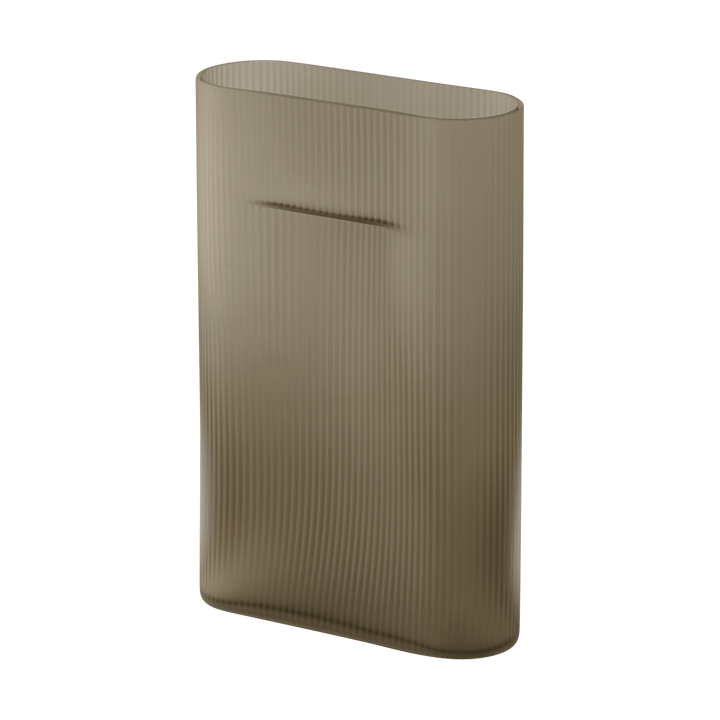 Ridge 花瓶 フロストグラス 35 cm - Taupe - Muuto | ムート