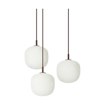 Rime ペンダントランプ クラスター3 - Deep red, Ø18 cm - Muuto | ムート