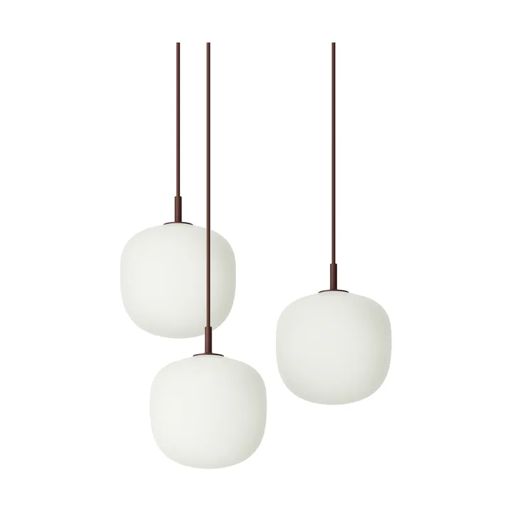 Rime ペンダントランプ クラスター3 - Deep red, Ø18 cm - Muuto | ムート