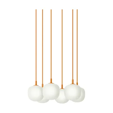 Rime ペンダントランプ クラスター 6灯 - Orange, Ø12 cm - Muuto | ムート