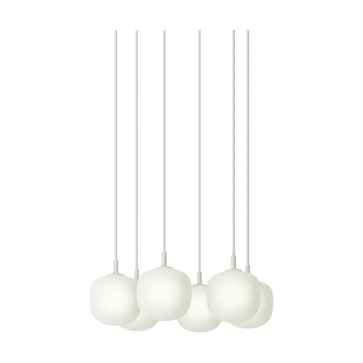 Rime ペンダントランプ クラスター 6灯 - White, Ø12 cm - Muuto | ムート