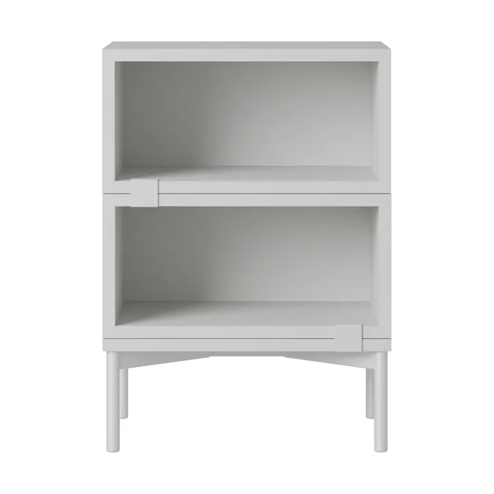 Stacked ベッドサイドテーブル シェルフ コンフィギュレーション 1 - Grey - Muuto | ムート
