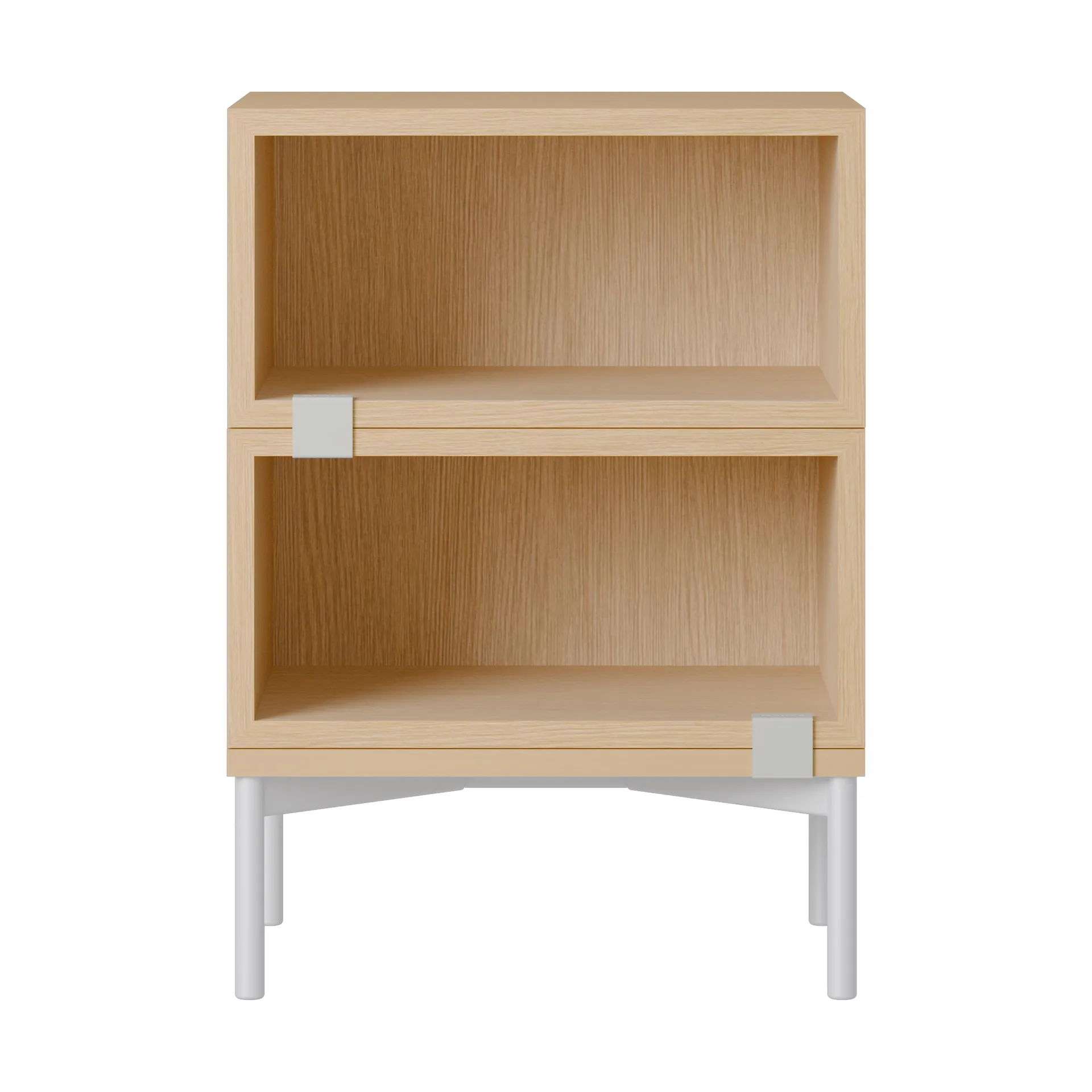 Stacked ベッドサイドテーブル シェルフ コンフィギュレーション 1, Oak Muuto | ムート
