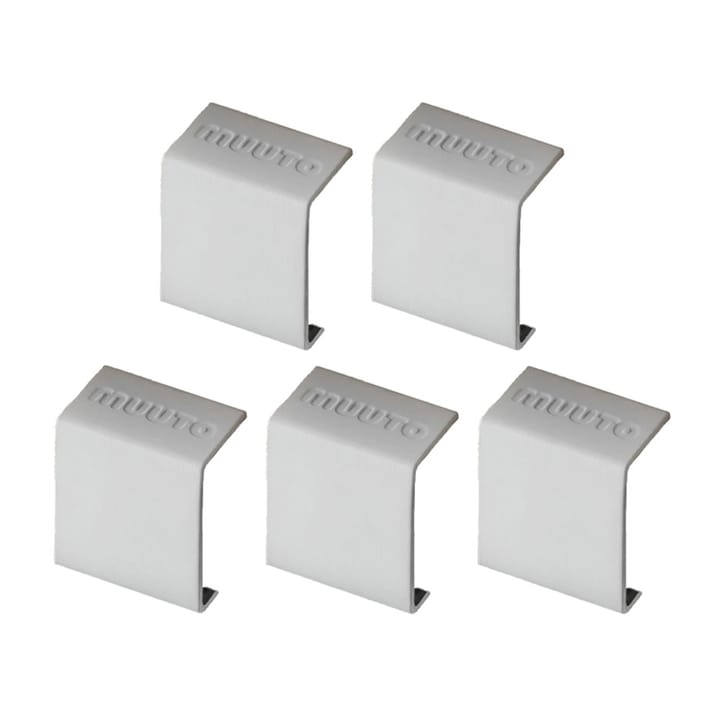 Stacked 2.0 clips, 5 pack, light grey Muuto | ムート