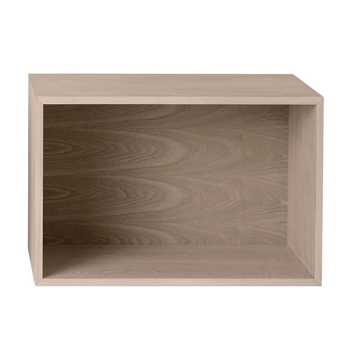 Stacked 2.0 シェルフ ブラックプレート, large - oak - Muuto | ムート