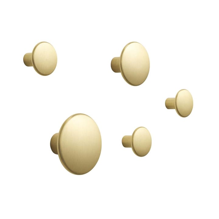 The Dots 服用フック メタル 5パック - Brass - Muuto | ムート