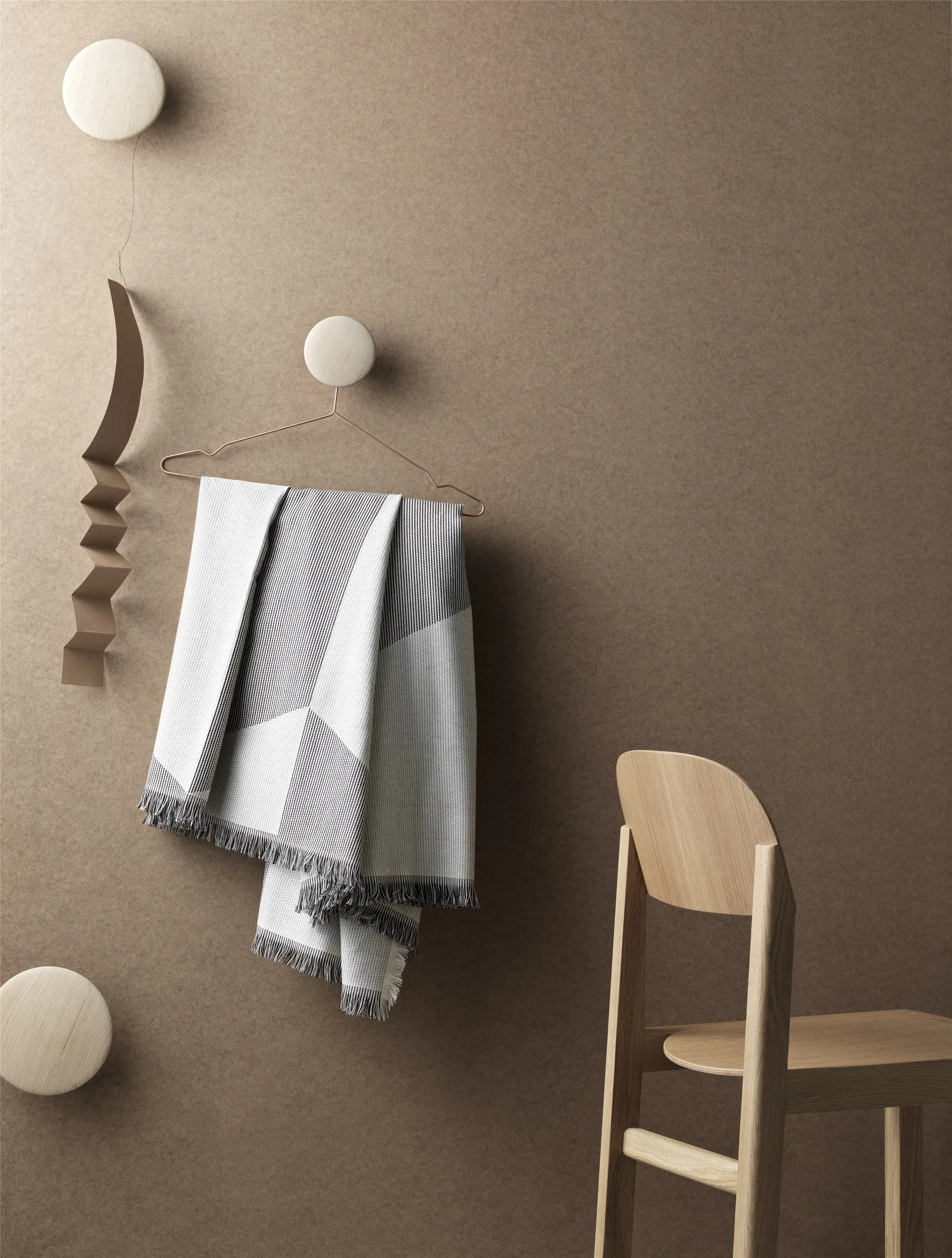 The Dots コートフック 5パック, Oak Muuto | ムート