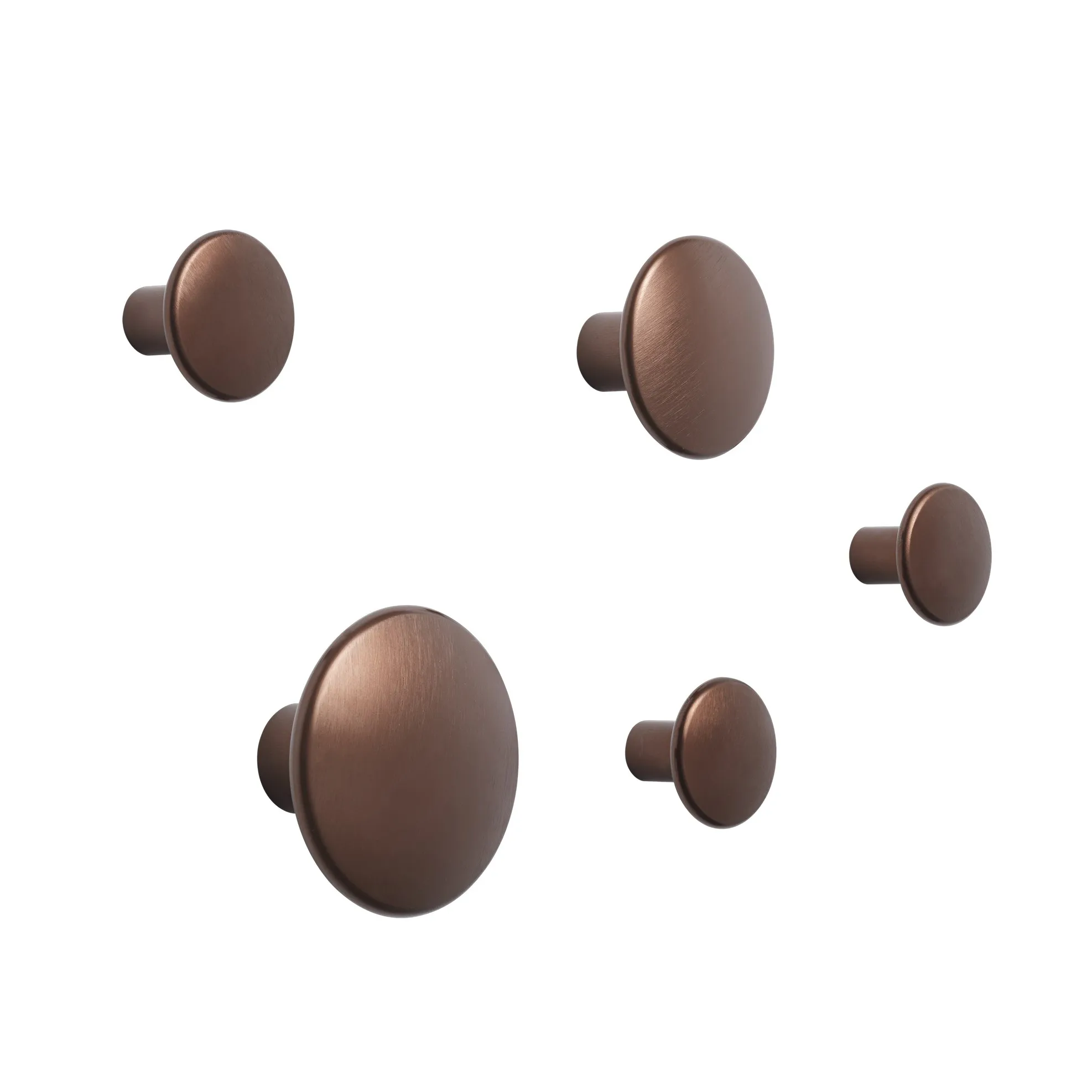 Muuto | ムート からのThe Dots 服用フック メタル 5パック