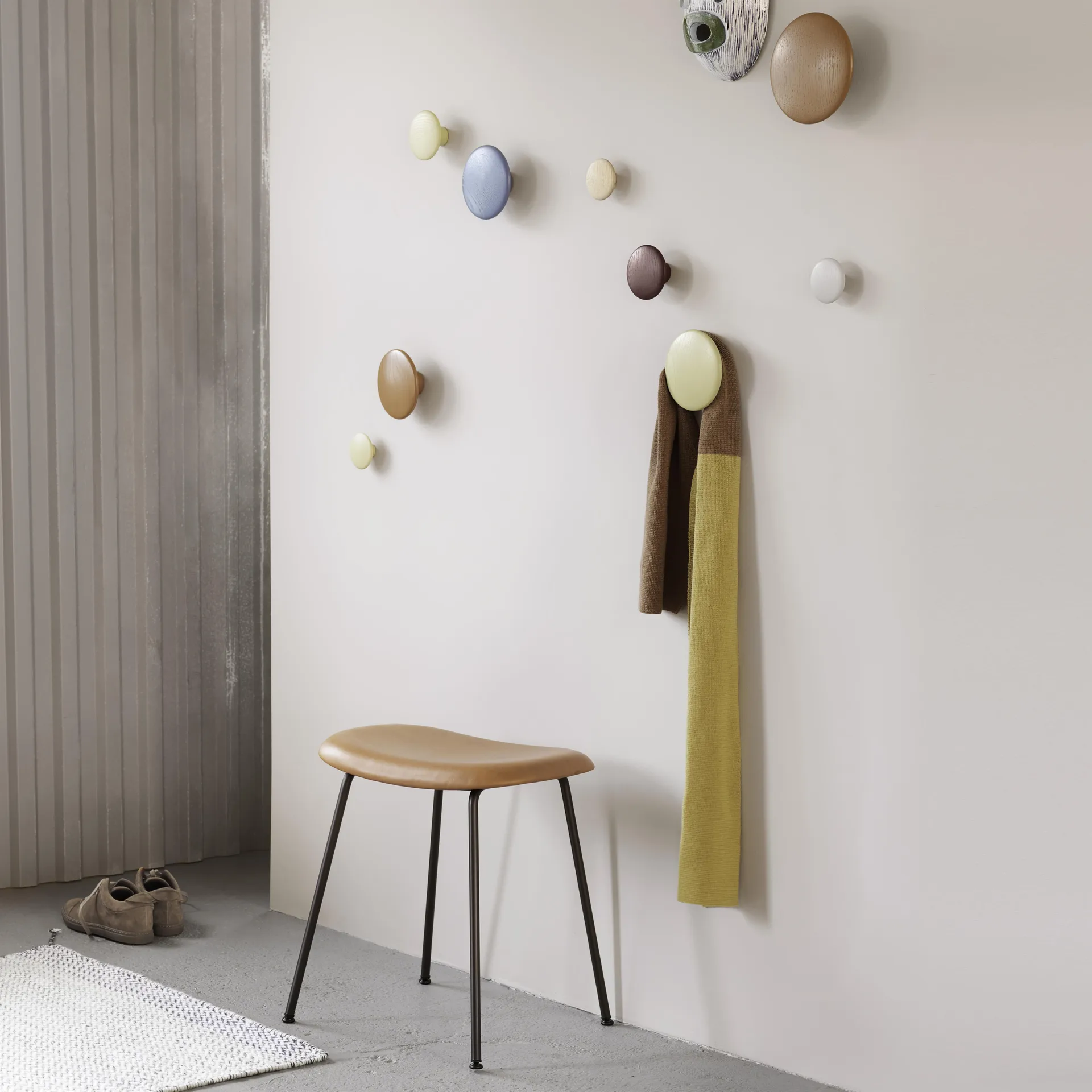 The Dots コートフック mustard yellow, extra small Muuto | ムート