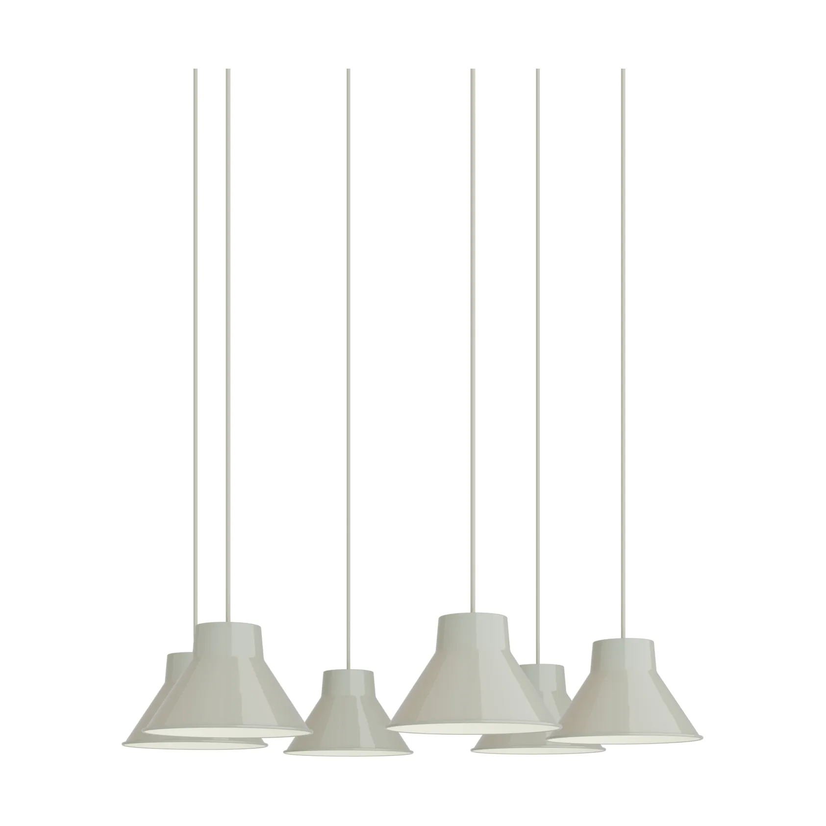 Top Pendant Cluster 6 ペンダントランプ, Grey, Ø21 cm Muuto | ムート