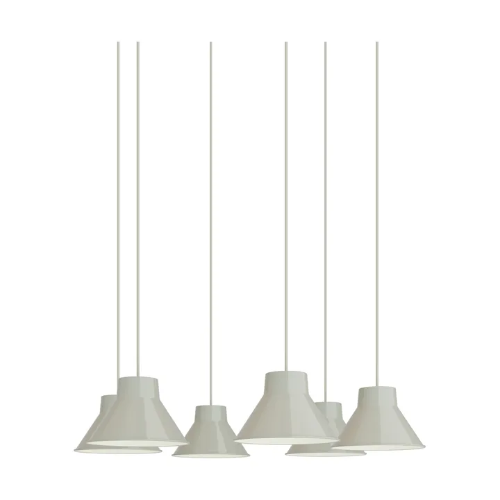 Top Pendant Cluster 6 ペンダントランプ - Grey, Ø21 cm - Muuto | ムート