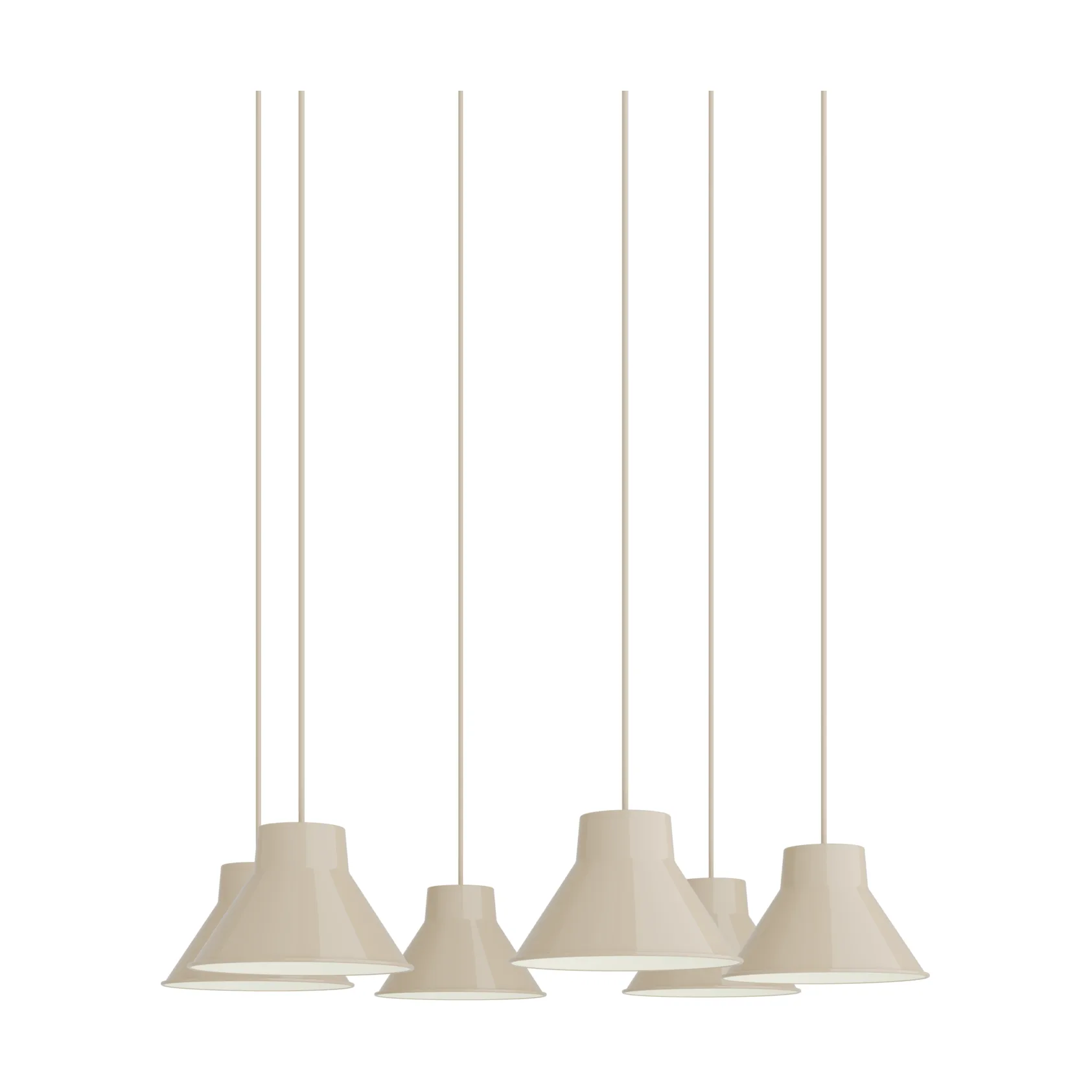 Top Pendant Cluster 6 ペンダントランプ, Sand, Ø21 cm Muuto | ムート