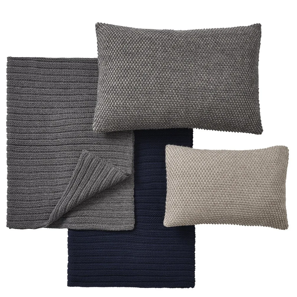 Twine クッション 50x80 cm, Dark grey Muuto | ムート