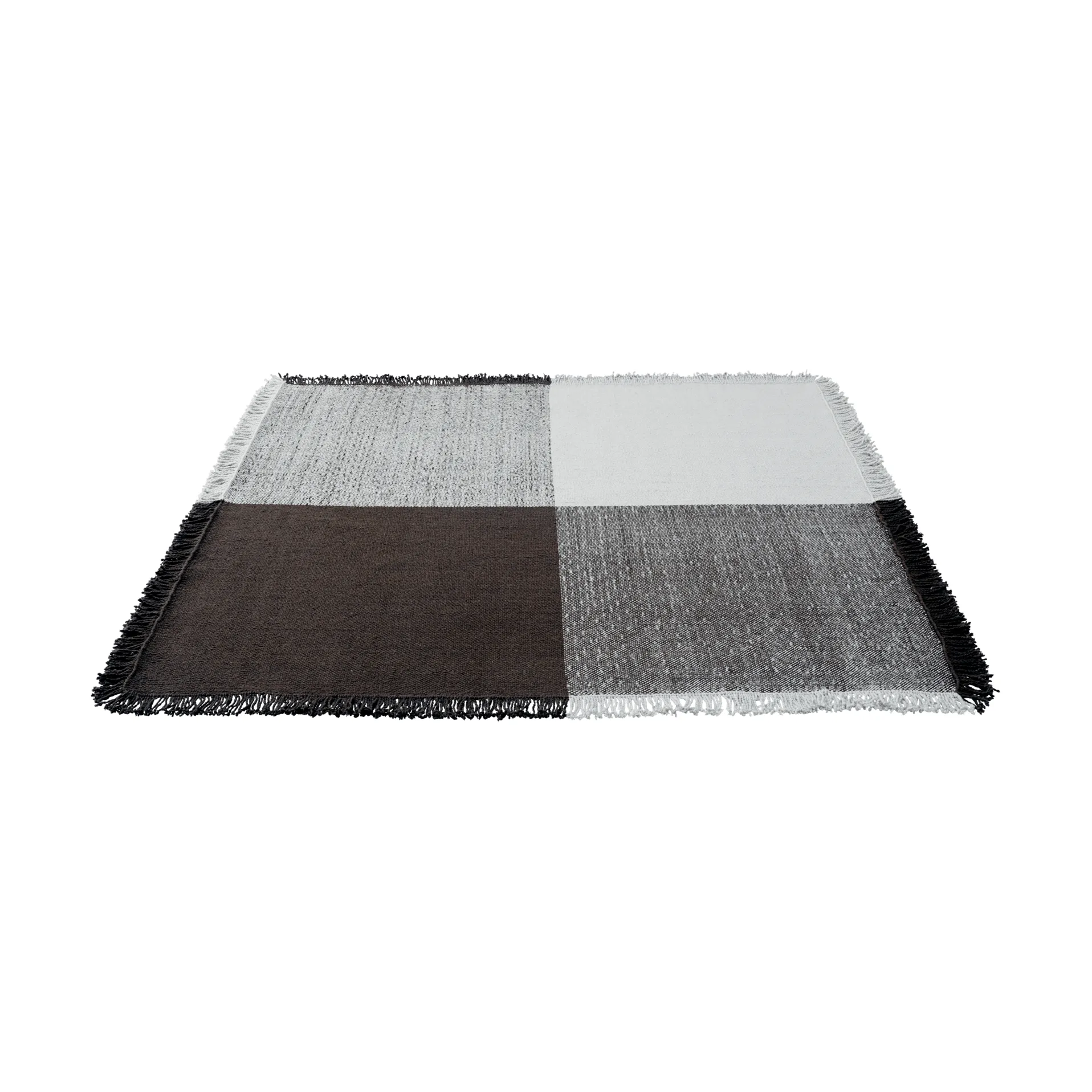 Verso ウールラグ, Cool grey-dark brown, 258x258 cm Muuto | ムート