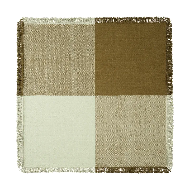 Verso ウールラグ - Pale green-warm brown, 258x258 cm - Muuto | ムート