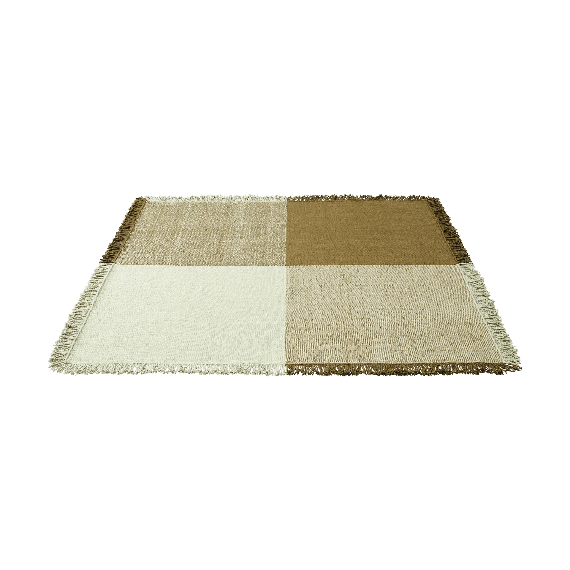 Verso ウールラグ, Pale green-warm brown, 258x258 cm Muuto | ムート