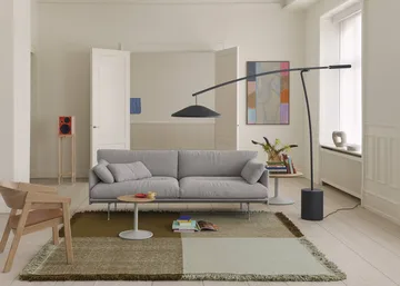 Verso ウールラグ - Pale green-warm brown, 258x258 cm - Muuto | ムート