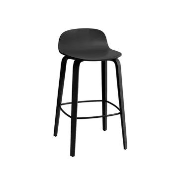 Visu バースツール 65 cm - Black-black - Muuto | ムート
