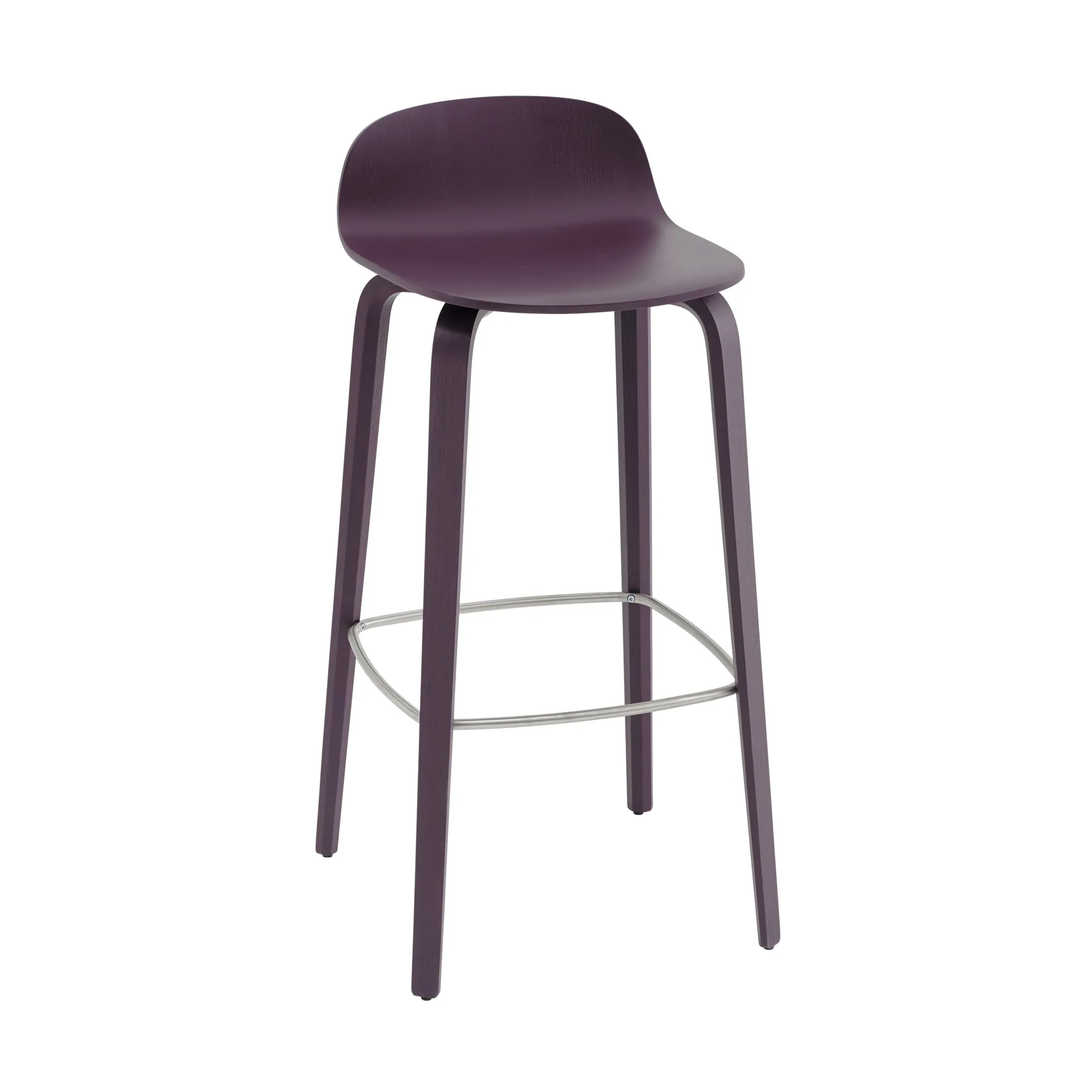 Visu バースツール 75 cm, Dark plum Muuto | ムート