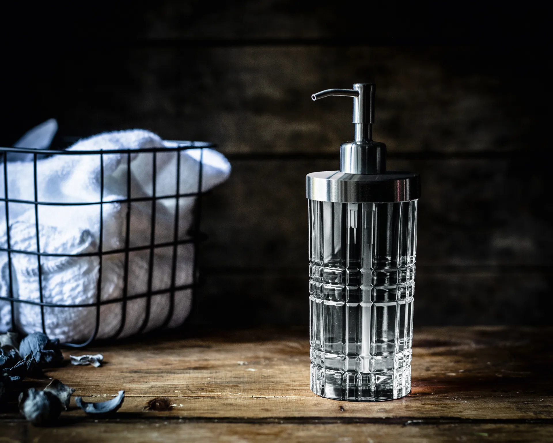 スクウェア ソープディスペンサー 21.5 cm  , Clear Nachtmann | ナハトマン