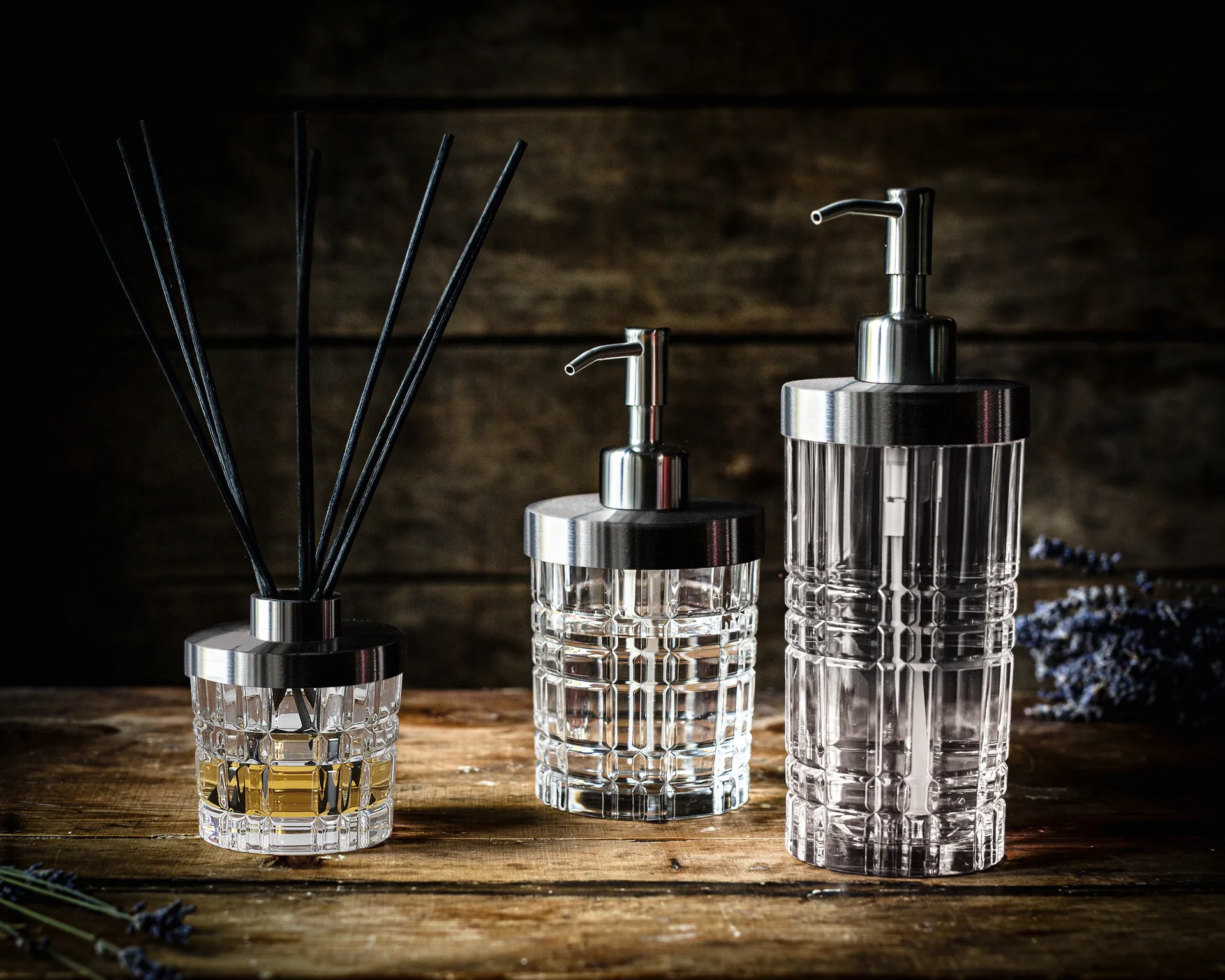 スクウェア ソープディスペンサー 21.5 cm  , Clear Nachtmann | ナハトマン