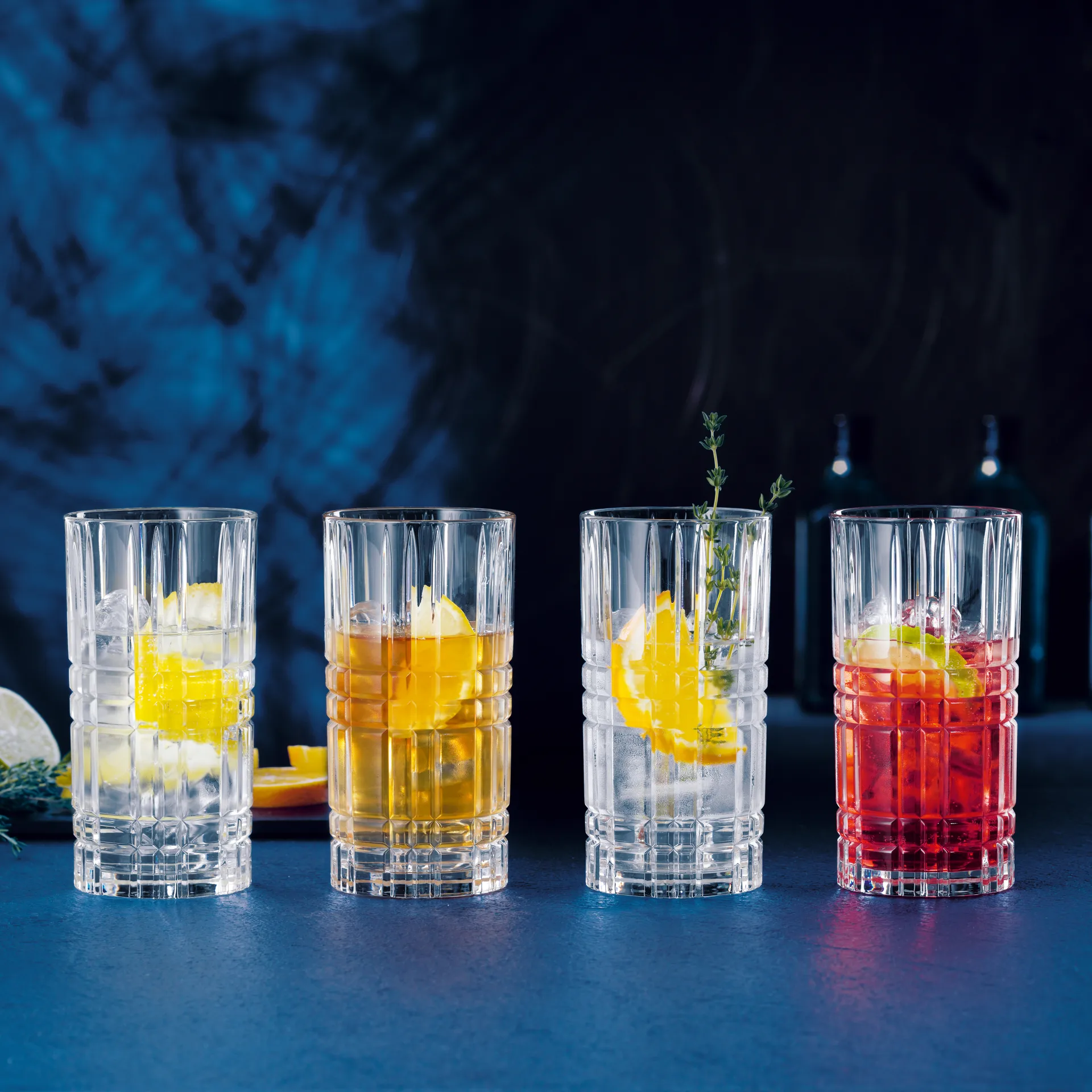 スクウェア ロングドリンク グラス 4パック, 44 cl Nachtmann | ナハトマン