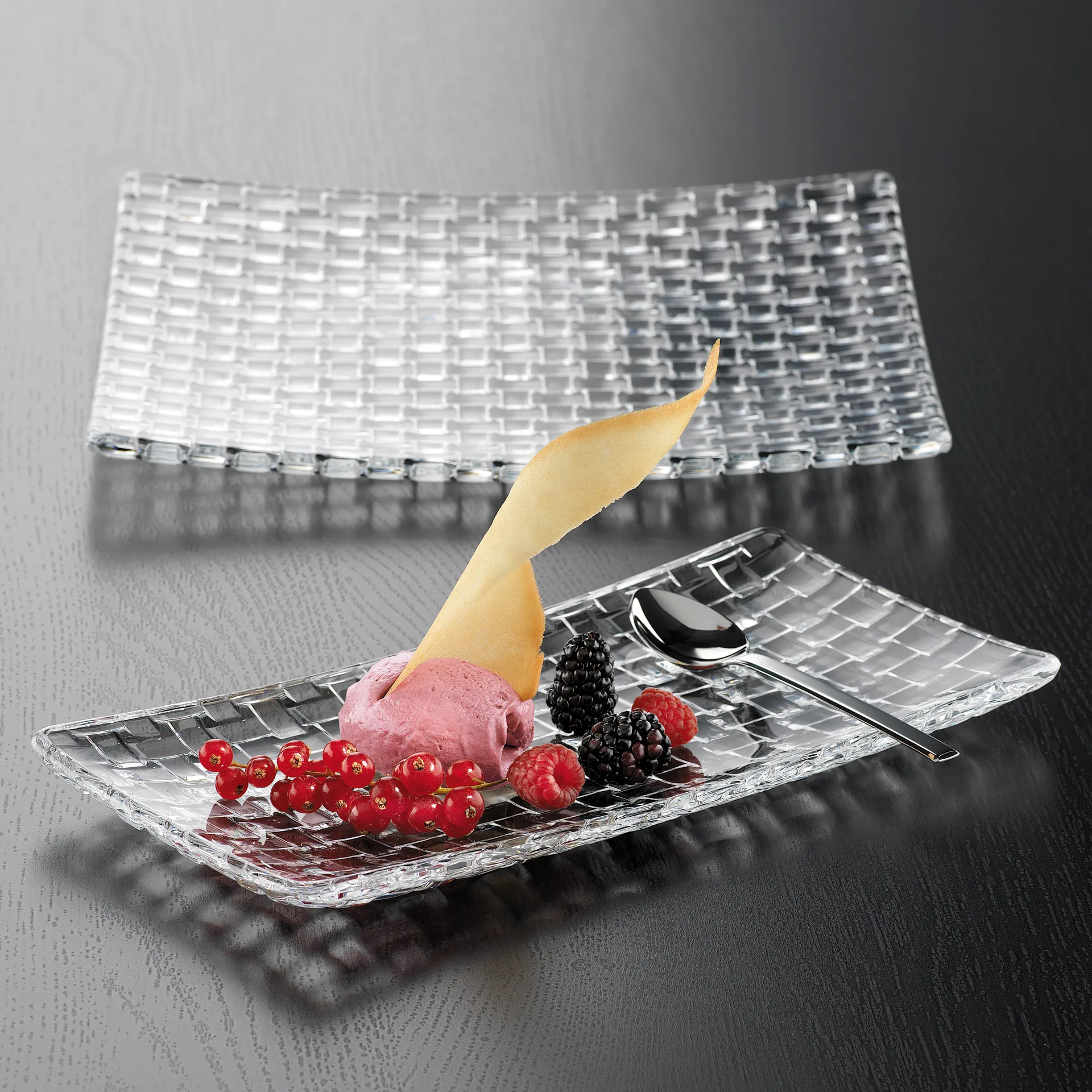 Bossa Nova プレート 28x28 cm, clear Nachtmann | ナハトマン