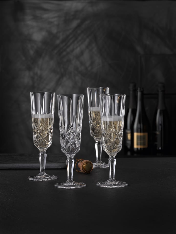 Noblesse　シャンパングラス 15.5 cl 4パック, Clear Nachtmann | ナハトマン