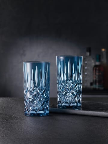 Noblesse ロングドリンクグラス 39.5 cl 2本セット - Vintage blue - Nachtmann | ナハトマン