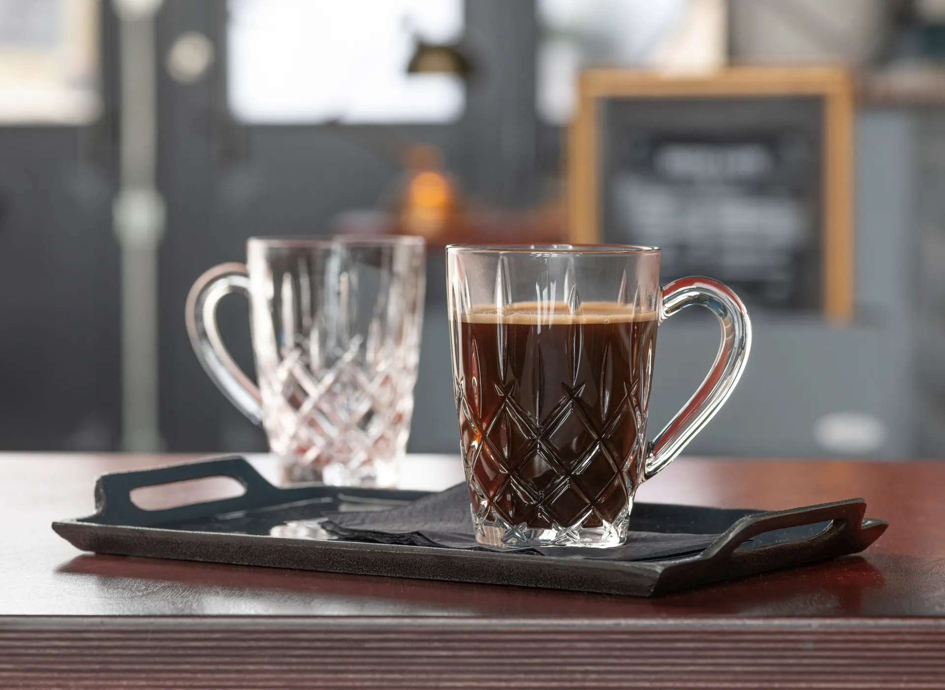 Noblesse Barista コーヒーグラス 34.7 cl 2本セット, Clear Nachtmann | ナハトマン