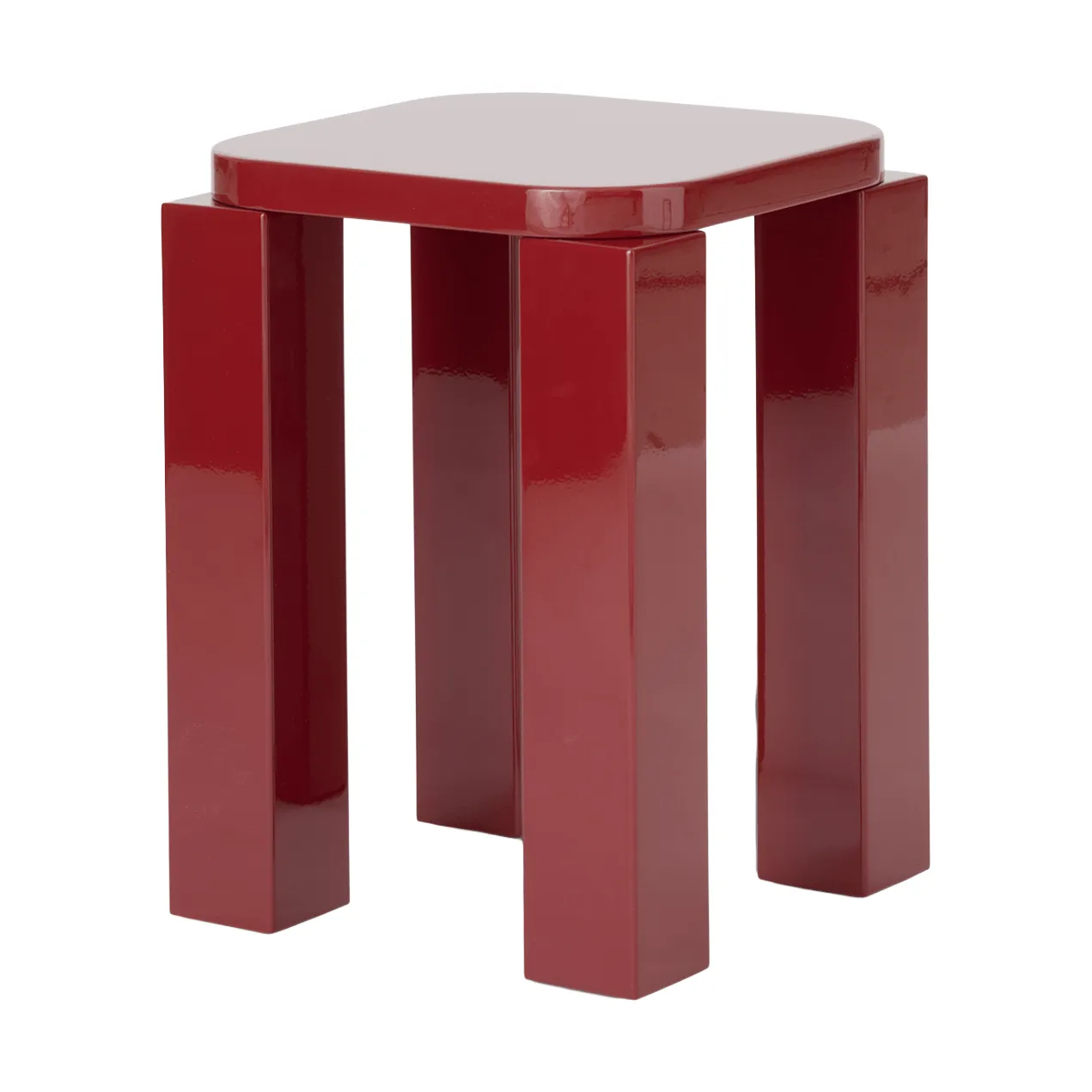 Atlas スツール, Burgundy New Works | ニューワークス