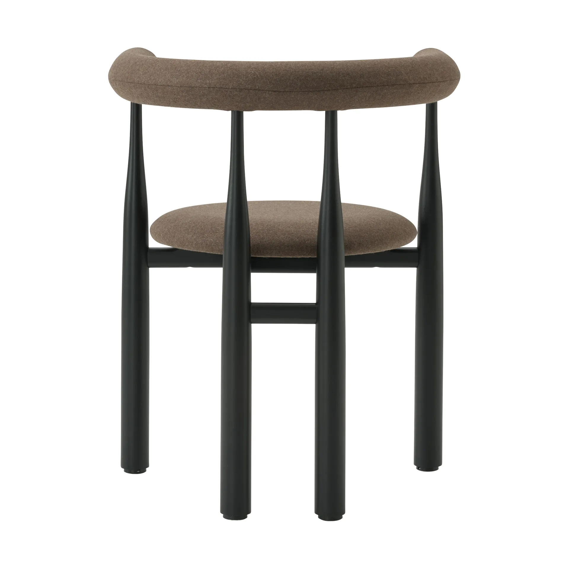 Bukowski アップホルスター アームチェア, Black, Wooly Plus 1008 New Works | ニューワークス